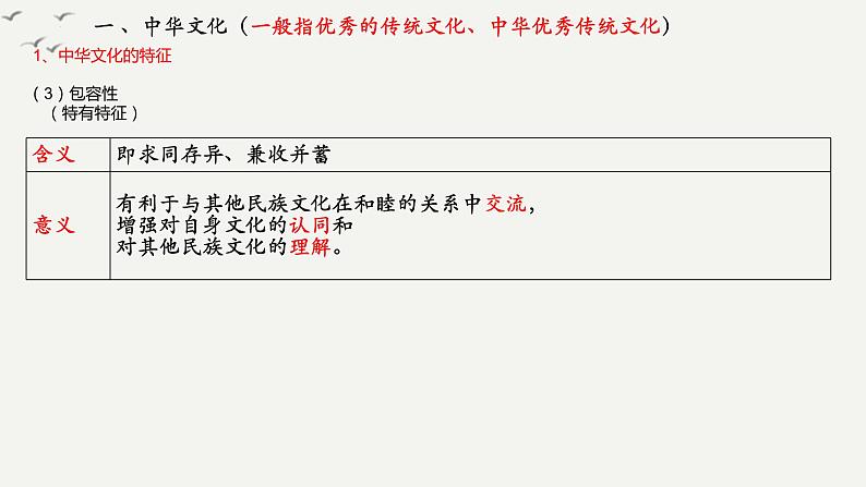 专题十一 中华文化与民族精神 课件-2023届高考政治二轮复习人教版必修三文化生活第5页