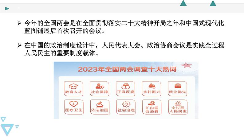 专题五 人民当家作主 课件-2023届高考政治二轮复习统编版必修三政治与法治03