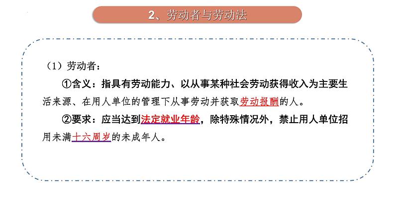 第07课 做个明白的劳动者（精讲课件）-2023年高考政治一轮复习讲练测（新教材新高考）06