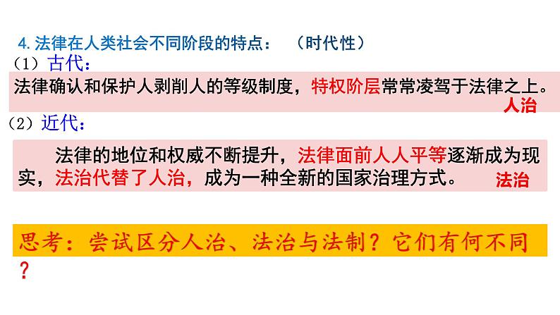 高中政治统编版必修三7.1我国法治建设的历程 课件05