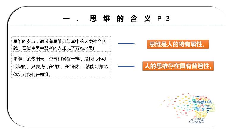 1.1 思维的含义与特征 课件-高中政治统编版选择性必修三逻辑与思维04