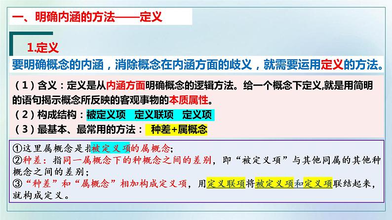 4.2 明确概念的方法 课件-2022-2023学年高中政治统编版选择性必修三逻辑与思维05