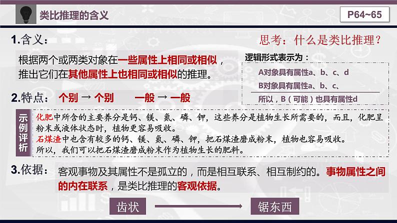 7.2 类比推理及其方法 课件-高中政治统编版选择性必修3逻辑与思维第5页