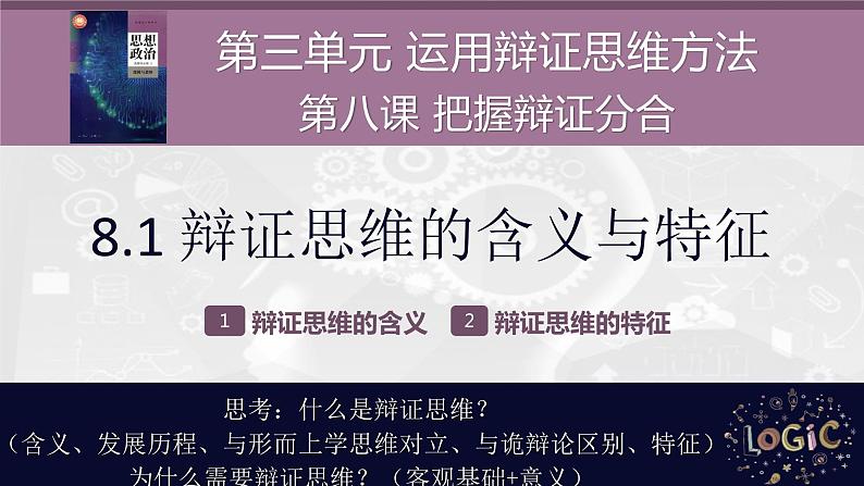 8.1 辩证思维的含义与特征 课件--2022-2023学年高中政治选择性必修3逻辑与思维第5页