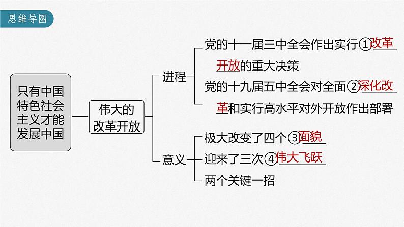 部编版高考政治一轮复习课件  第3课 只有中国特色社会主义才能发展中国第5页