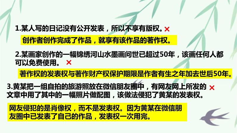 2.2尊重知识产权复习课件-2022-2023学年高中政治统编版选择性必修二法律与生活06