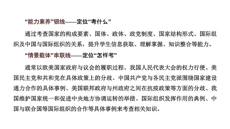 高中思想政治高考二轮专题 专题十　国家与国际组织课件第3页