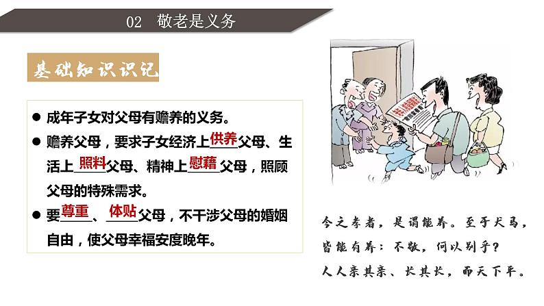 第五课 在和睦家庭中成长课件-2022-2023学年高中政治统编版选择性必修二法律与生活第8页