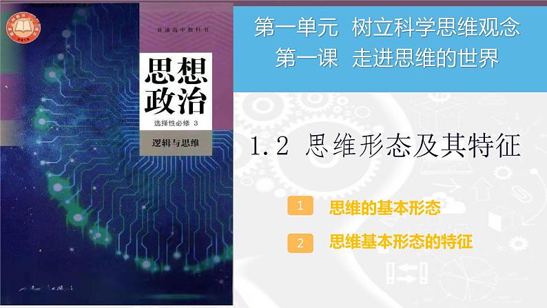 1.2 思维形态及其特征 课件高中政治统编版选择性必修三 逻辑与思维02