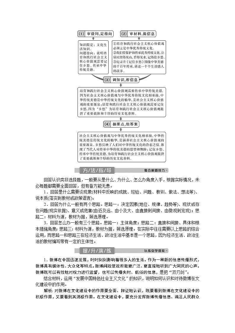 新高中政治高考2021年高考政治一轮复习（新高考版） 第3部分 第4单元  单元优化总结第3页