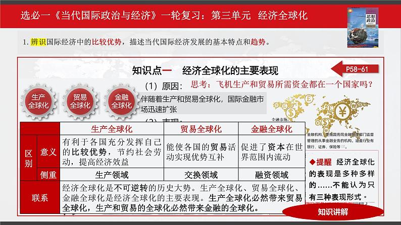 第三单元 经济全球化 课件-2023届高考政治一轮复习统编版选择性必修一当代国际政治与经济第7页