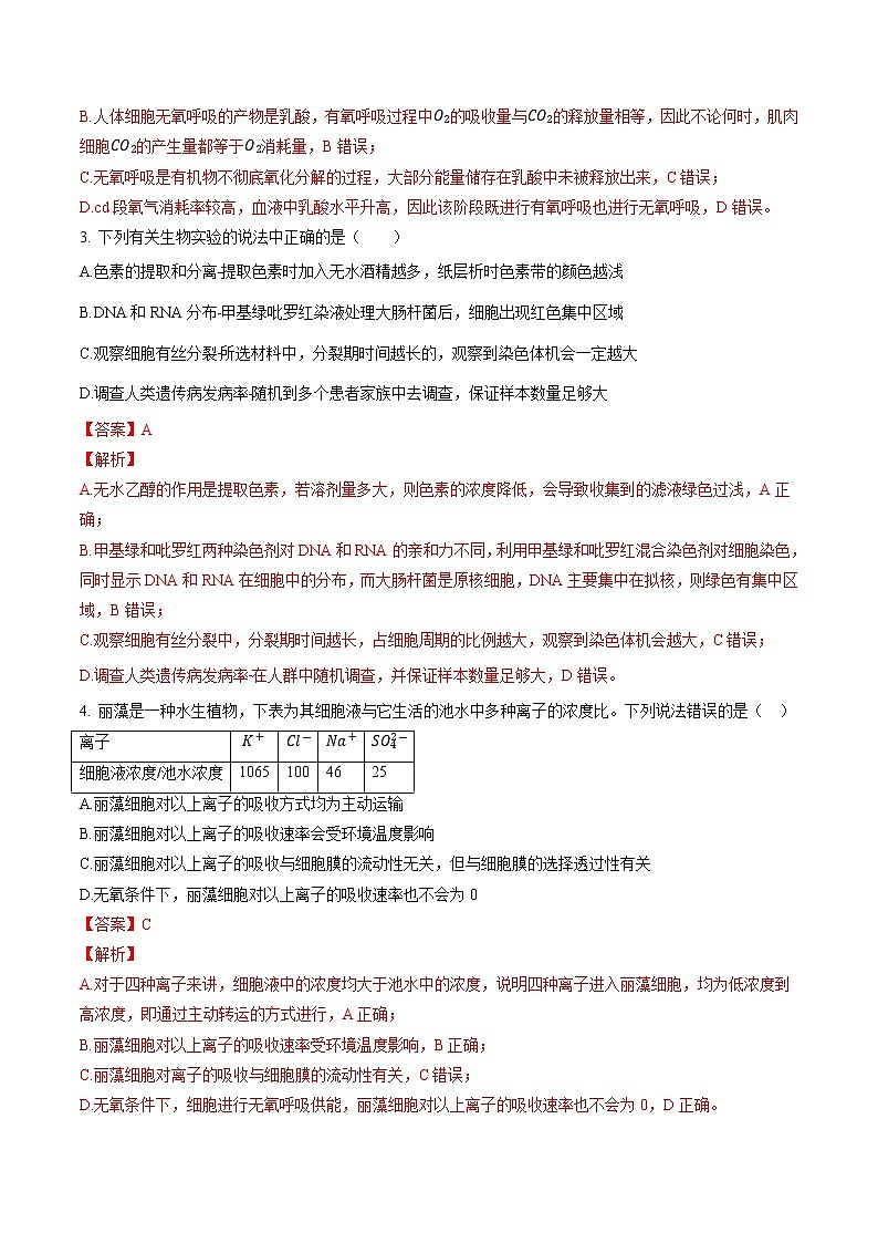 2023年高考政治第二次模拟考试卷—全国甲卷理综B卷（全解全析）02