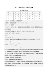 2023年高考政治第二次模拟考试卷—生物（辽宁B卷）（参考答案）