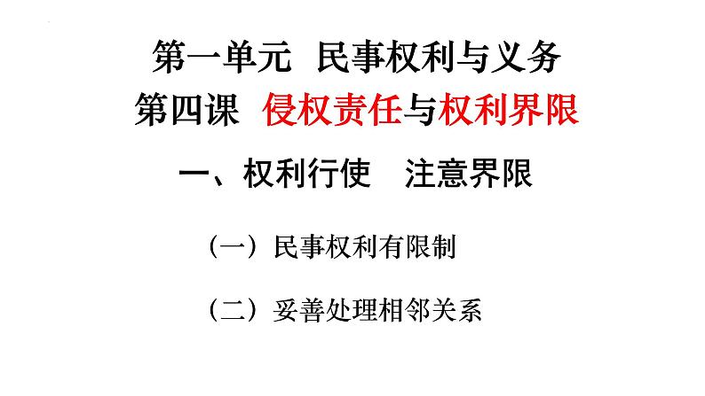 4.2 权利行使 注意界限 课件-2022-2023学年高中政治统编版选择性必修二法律与生活第2页