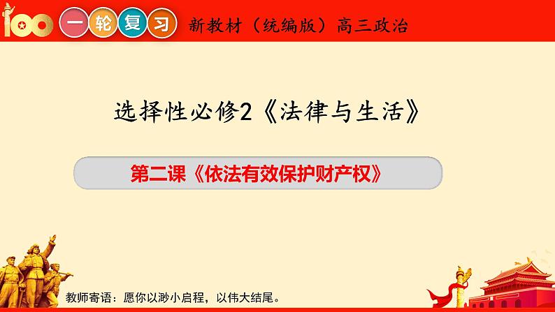 第二课 依法有效保护财产权 课件2023届高考政治一轮复习（统编版选择性必修2）03