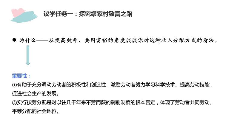 按劳分配为主体多种分配方式并存  课件 部编版高中政治一轮复习06