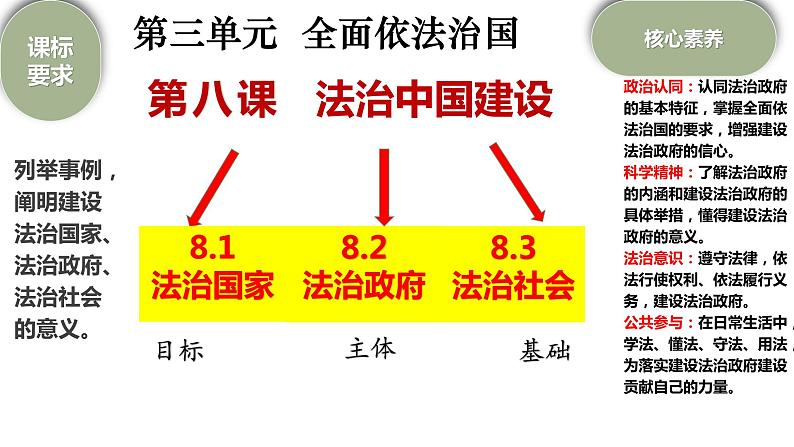 高中政治人教统编版  必修3 政治与法治88.2法治政府PPT01