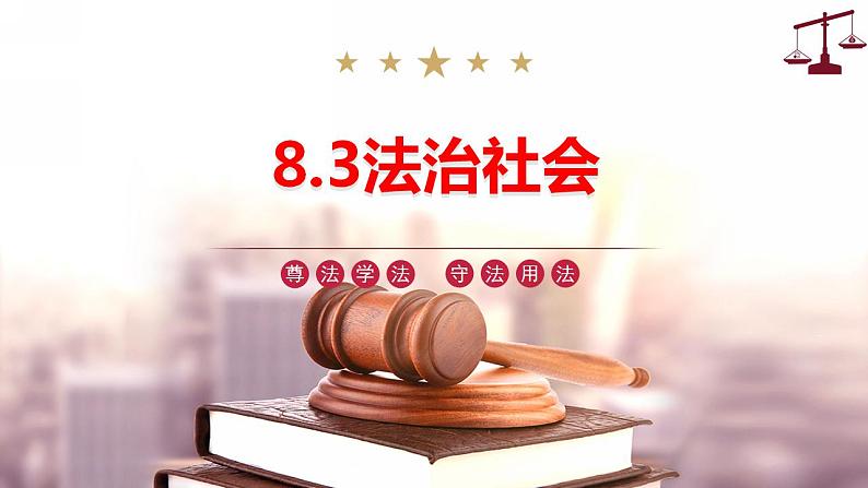 8.3法治社会 课件 2022-2023学年高中政治统编版必修三政治与法治02