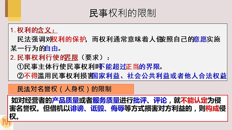 4.2 权利行使 注意界限 课件2022-2023学年高中政治统编版选择性必修二法律与生活第6页