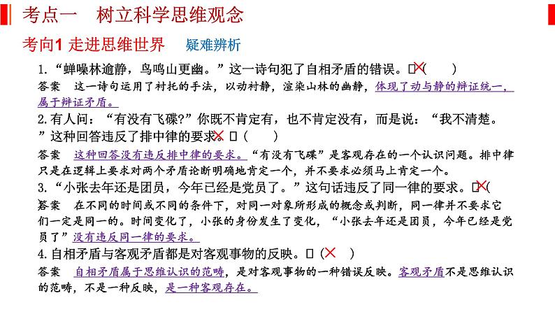 专题十五 科学思维和逻辑思维 课件-2023届高考政治二轮复习统编版选择性必修三逻辑与思维08