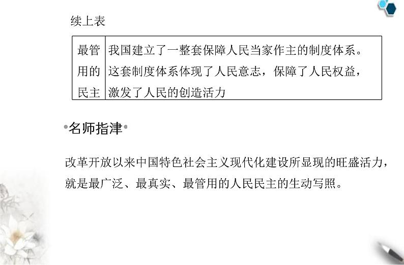 高中政治学业水平合格性考试专题六人民当家作主课件07