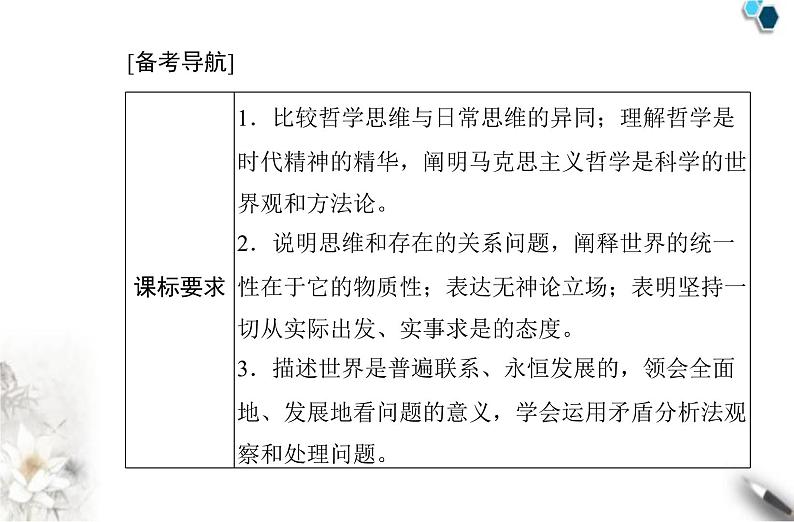 高中政治学业水平合格性考试专题八探索世界与把握规律课件02