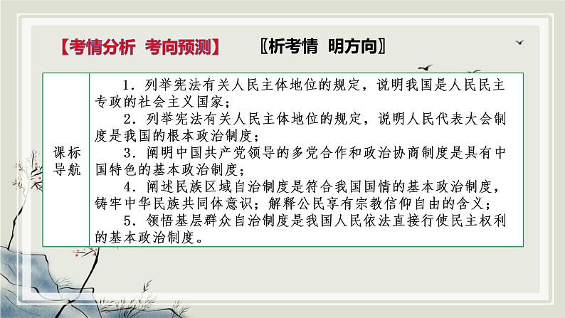 专题六人民当家作主课件-2023届高考政治二轮复习统编版必修三政治与法治05