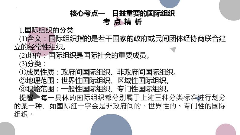 第八课 主要的国际组织 课件-2023届高考政治二轮复习统编版选择性必修一当代国际政治与经济第7页