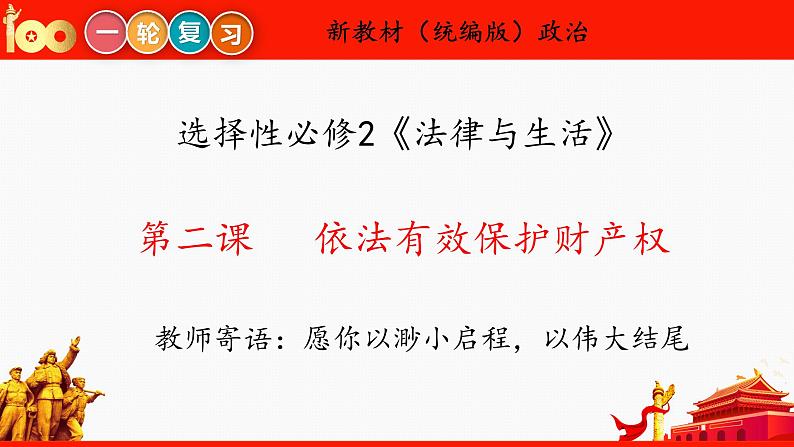 第二课 依法有效保护财产权 课件-2023届高考政治一轮复习统编版选择性必修二法律与生活第2页