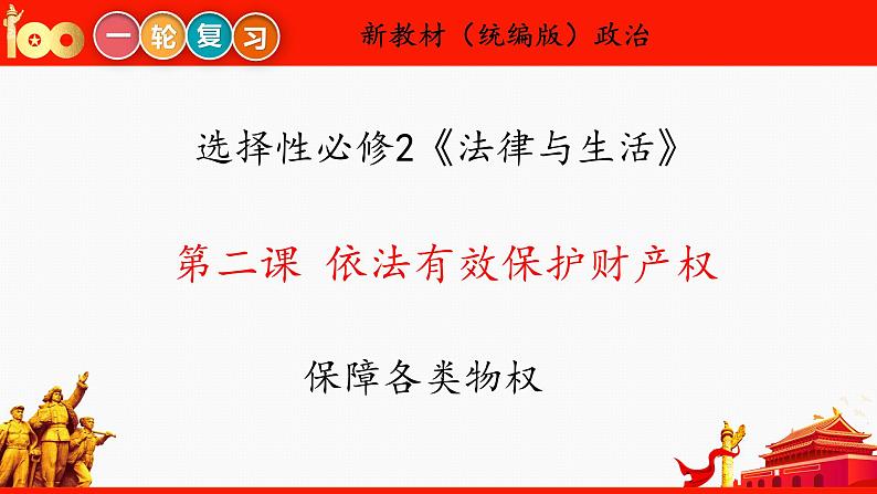 第二课 依法有效保护财产权 课件-2023届高考政治一轮复习统编版选择性必修二法律与生活第5页