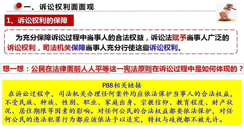 10.1正确行使诉讼权利课件-2022-2023学年高中政治统编版选择性必修二法律与生活07