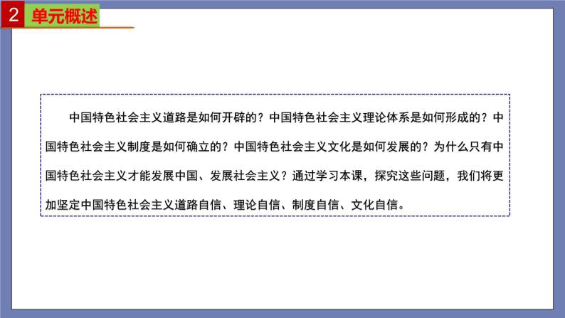 单元复习03  只有中国特色社会主义才能发展中国（最新版） 【过知识】-2022-2023学年高一政治单元复习（统编版必修1） 课件03