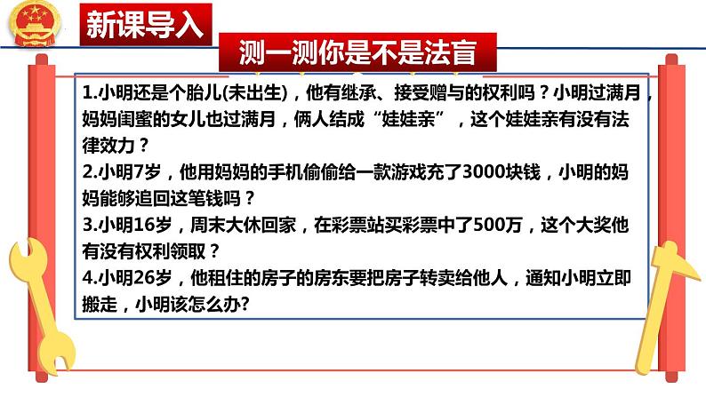 1.1 认真对待民事权利与义务课件PPT01