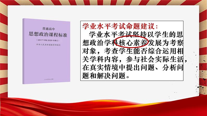 2023届高考政治开放性题型技巧--短文短评 课件第1页