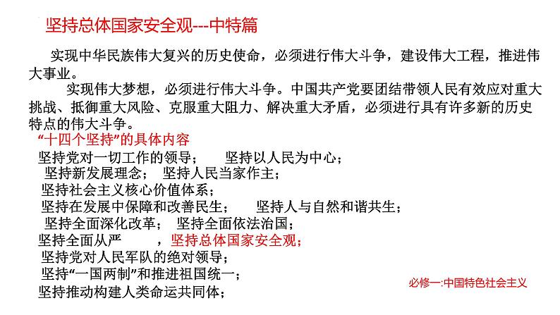 坚持总体国家安全观 课件-2023届高考政治二轮复习统编版第7页