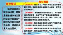 高中政治 (道德与法治)人教统编版必修3 政治与法治我国法治建设的历程说课课件ppt