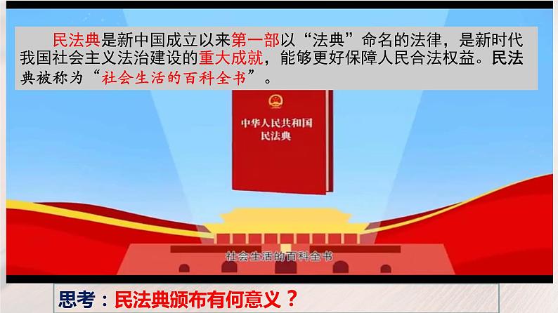 1.1 认真对待民事权利与义务  课件-2022-2023学年学年高中政治统编版选择性二法律与生活02