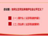 9.3 公正司法 高一政治（统编版必修3）课件PPT