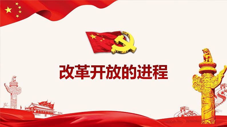 2022-2023学年高中政治统编版必修一3-1伟大的改革开放 课件第7页