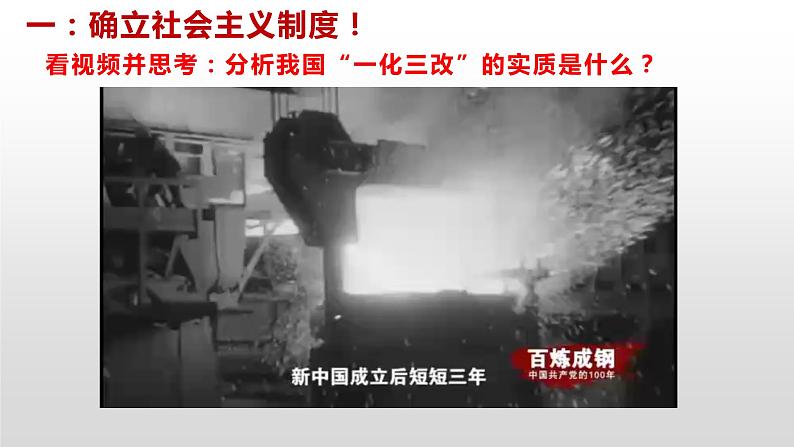 2022-2023学年高中政治统编版必修一2-2社会主义制度在中国的确立 课件04