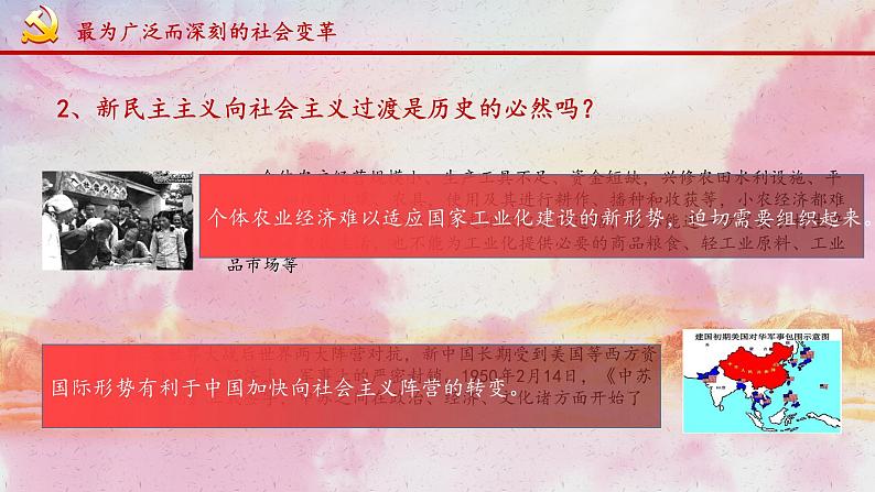 2022-2023学年高中政治统编版必修一2-2社会主义制度在中国的确立 课件第7页