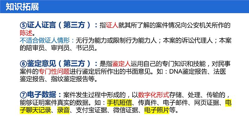 依法收集运用证据课件-高中政治统编版选择性必修二法律与生活第6页