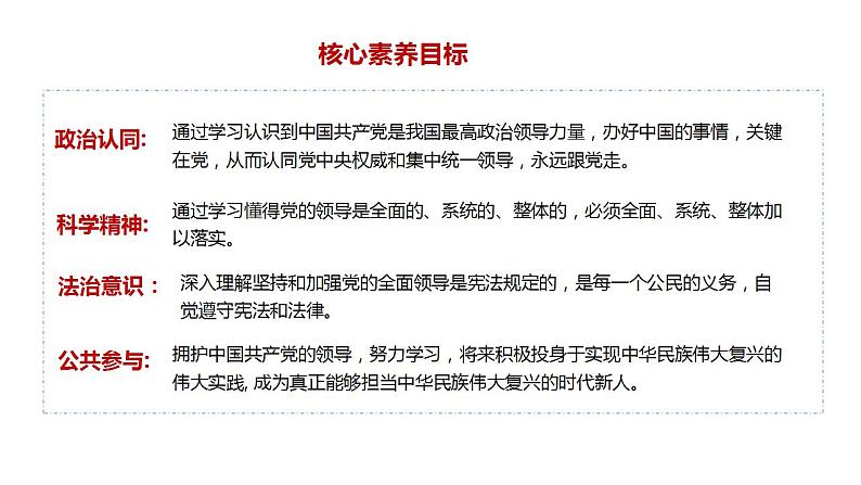 高中政治统编版必修三3.1坚持党的领导（共27张ppt）第3页