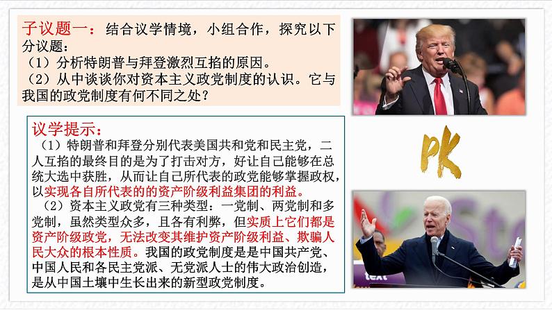 政党和利益集团 课件-高中政治统编版选择性必修一当代国际政治与经济05