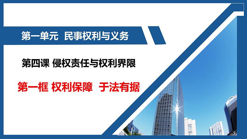 4.1 权利保障 于法有据 课件_高中政治统编版选择性必修二法律与生活01