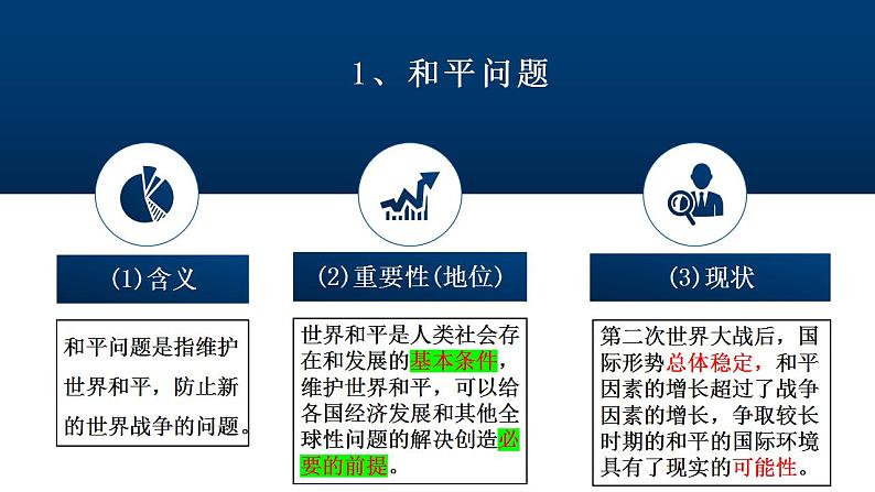 4.1 时代的主题 课件-2022-2023学年高中政治统编版选择性必修一当代国际政治与经济06