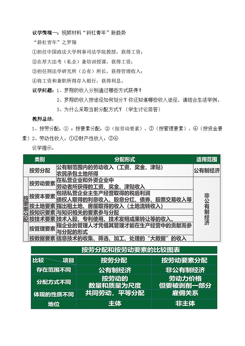 高中政治统编版必修二经济与社会4.1我国的个人收入分配 教案 (10)02