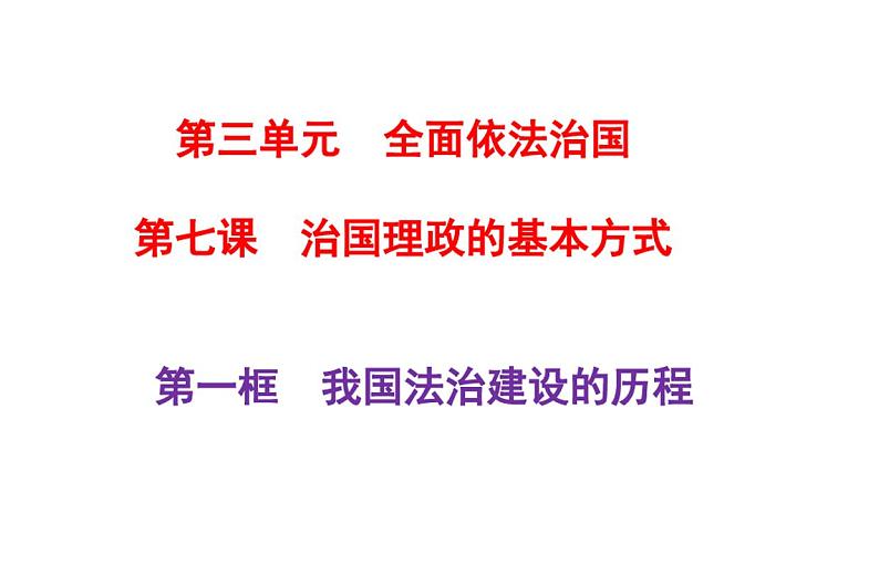 第七课治国理政的基本方式课件-高二下学期(学考班)政治统编版(2019)必修三01