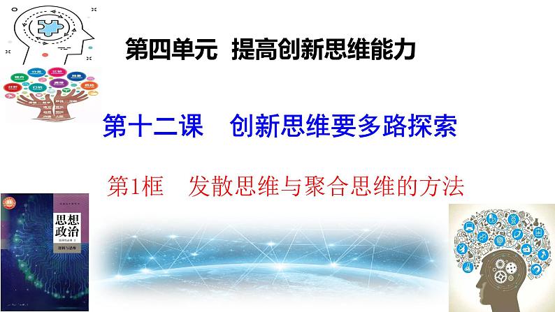 12.1 发散思维与聚合思维的方法 课件-高中政治统编版选择性必修三逻辑与思维第3页