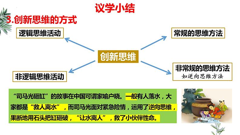 11.1 创新思维的含义与特征 课件-2022-2023学年高中政治统编版选择性必修三逻辑与思维08